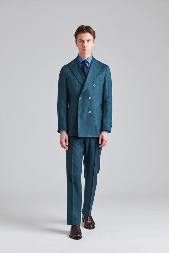 Oscar Jacobson Farris Del Suit Shell Green-1